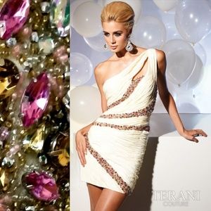 NWT TERANI COUTURE Cocktail Dress Size 12